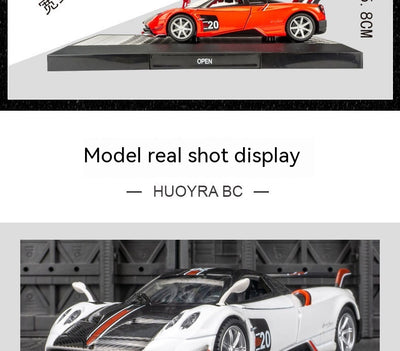 Modelo a Escala Pagani Fengshen Deportivo en Aleación - Ornamento de Colección - Image 12