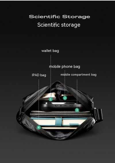 Bolsa Bandolera Ligera para Hombre - Estilo Moderno y Funcional - Image 10