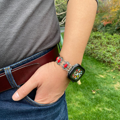 Reloj de Pulsera Turquesa con Brazalete Metálico - Image 10
