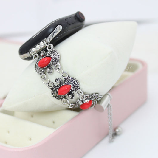 Reloj de Pulsera Turquesa con Brazalete Metálico - Image 17