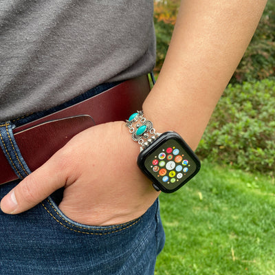 Reloj de Pulsera Turquesa con Brazalete Metálico - Image 24