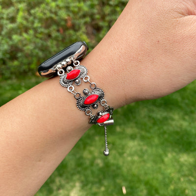 Reloj de Pulsera Turquesa con Brazalete Metálico - Image 27