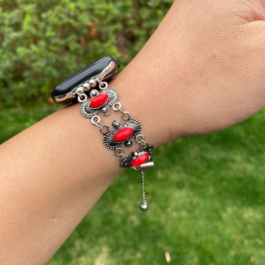 Reloj de Pulsera Turquesa con Brazalete Metálico - Image 27
