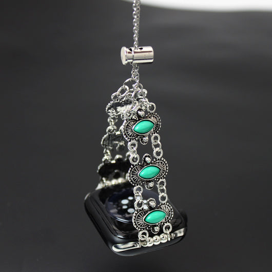 Reloj de Pulsera Turquesa con Brazalete Metálico - Image 28