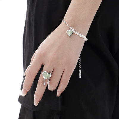 Pulsera Corazón Qingti para Mujer - Joya Elegante y Significativa - Image 7