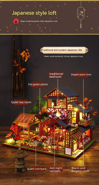 Maqueta de Casa Japonesa Tradicional para Armar - Modelo Artesanal - Image 21