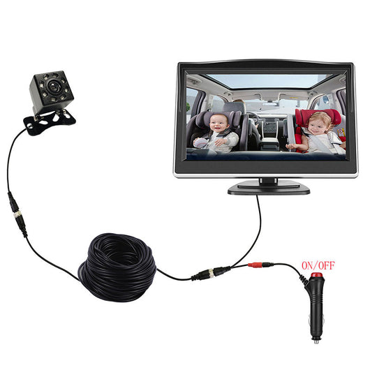 Espejo Retrovisor para Auto con Cámara Infrarroja de Visión Nocturna - Image 10