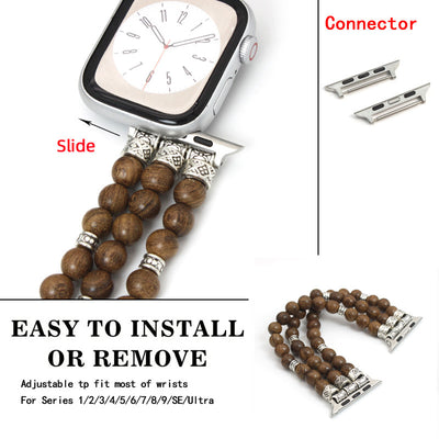 Pulsera de Madera con Correa Ajustable - Image 6