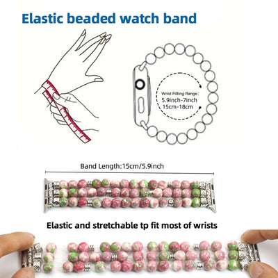 Pulsera de Reloj con Cuentas de Hilo - Image 11