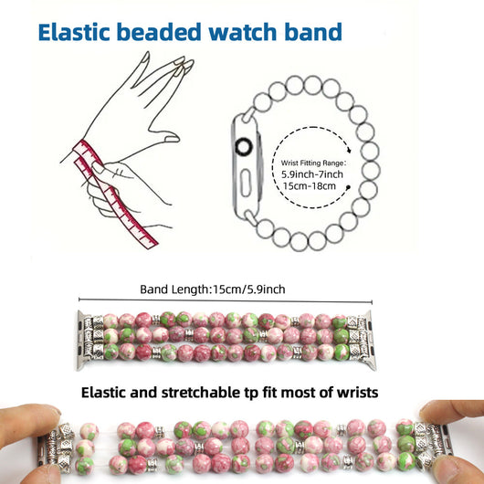 Pulsera de Reloj con Cuentas de Hilo - Image 11