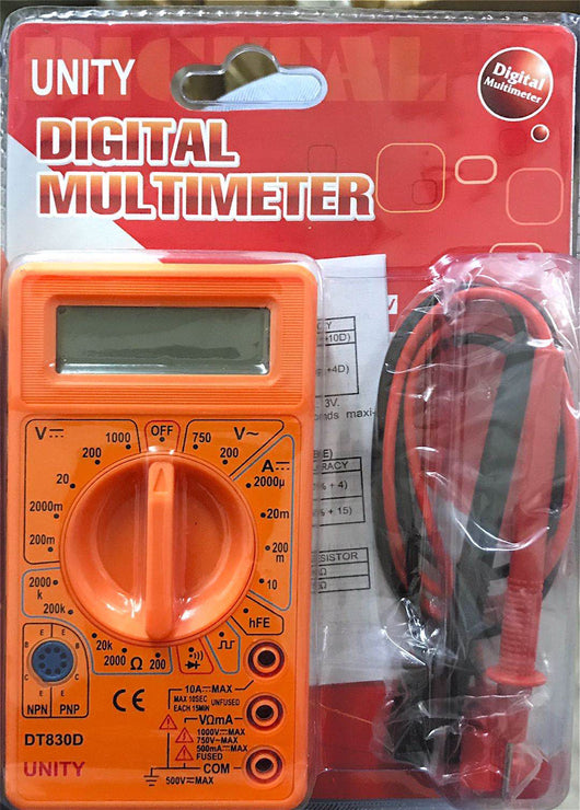 Multímetro Digital Compacto DT-830D con Alarma Sonora - Image 10