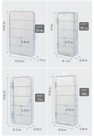 Caja Organizadora de Pesca con 5 Compartimentos Transparentes - Image 25