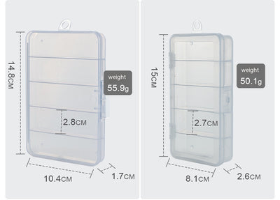Caja Organizadora de Pesca con 5 Compartimentos Transparentes - Image 35