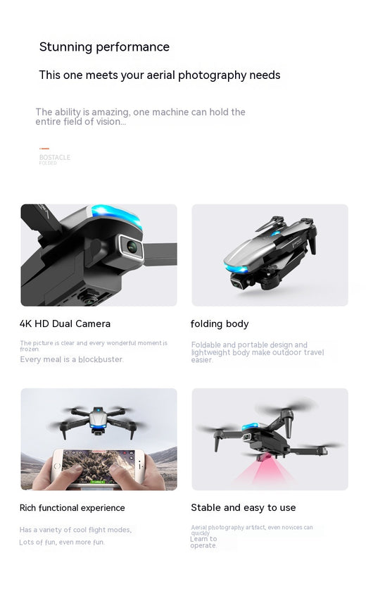 Dron S85 con Evitación de Obstáculos Triple y Cámara 4K Dual - Fotografía Aérea Profesional - Image 16