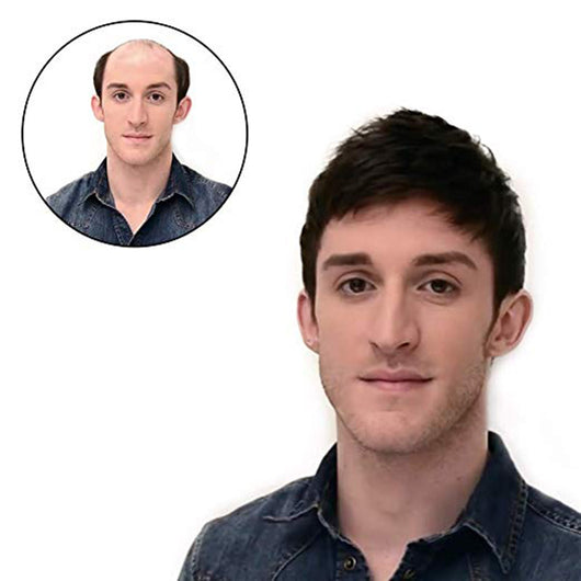 Peluca Natural para Hombre Adulto - Cabello Sintético Premium - Image 8