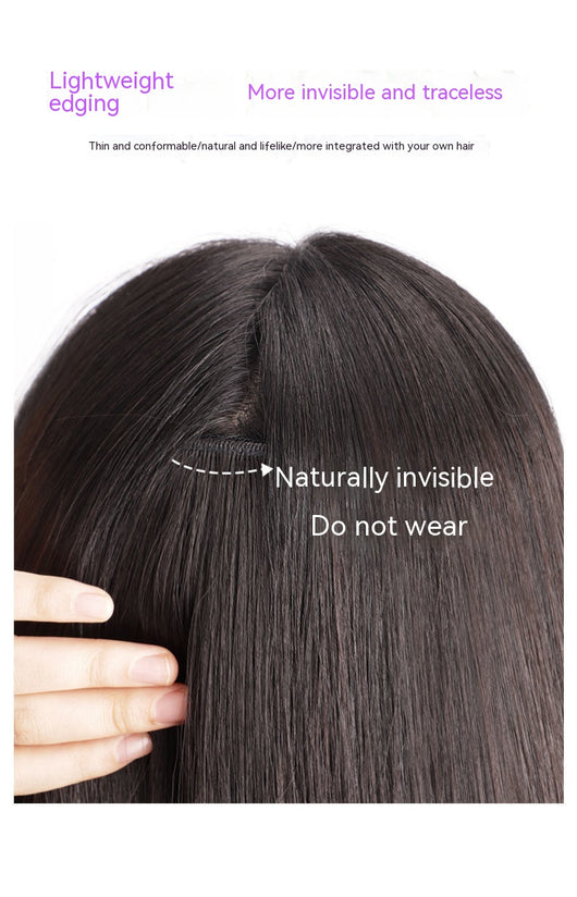 Peluca Larga Rizos Naturales - Cabello Sintético Completo sin Costuras - Image 12