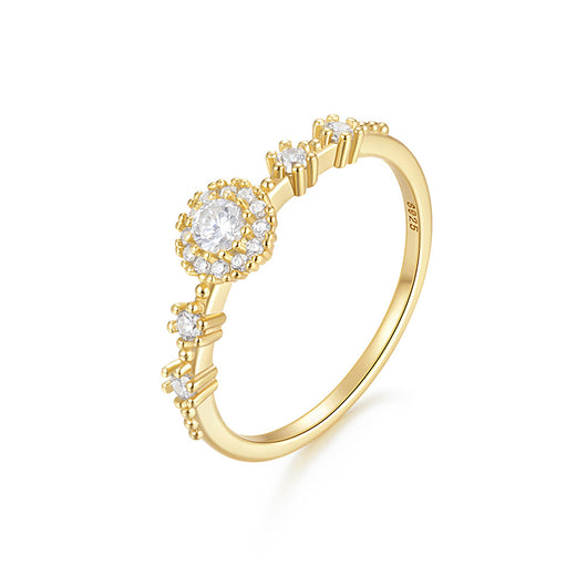 Anillo de Plata 925 con Cristales Incrustados - Diseño Europeo Romántico para Propuesta - Image 18