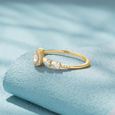 Anillo de Plata 925 con Cristales Incrustados - Diseño Europeo Romántico para Propuesta - Image 25
