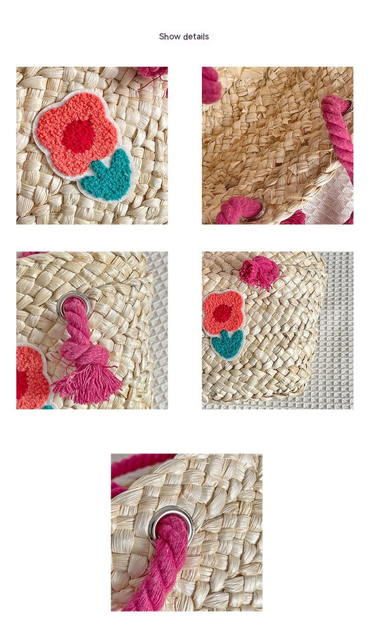 Bolsa Mensajera Infantil Tejida a Mano en Fibra Natural - Image 30