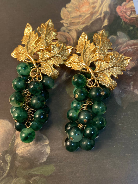 Aretes de Plata Artesanales con Diseño de Uva Vintage - Image 15