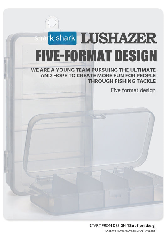 Caja Organizadora de Pesca con 5 Compartimentos Transparentes - Image 44