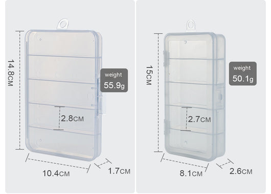 Caja Organizadora de Pesca con 5 Compartimentos Transparentes - Image 49