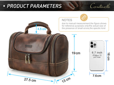 Bolsa Multiusos de Cuero Genuino Vintage - Portátil y Resistente - Image 31