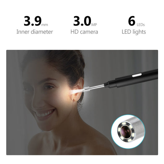 Otoscopio Visual HD con Endoscopio Inteligente para Limpieza de Cerumen - Image 15