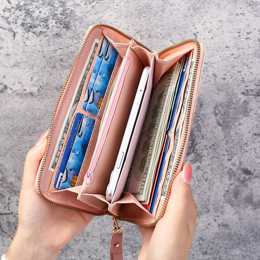 Billetera Compacta Multiusos con Múltiples Compartimentos para Tarjetas y Monedas - Image 9