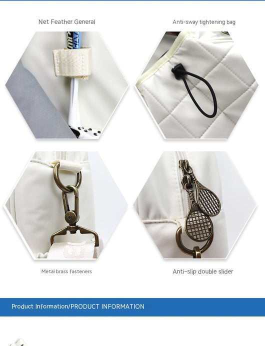 Set de 2 Bolsas Tenis y Bádminton para Parejas - Diseño Unisex - Image 11