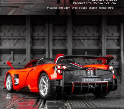Modelo a Escala Pagani Fengshen Deportivo en Aleación - Ornamento de Colección - Image 21