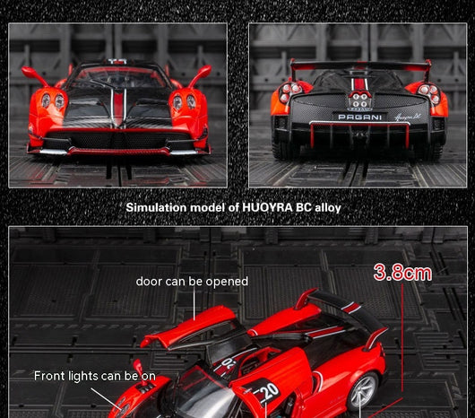 Modelo a Escala Pagani Fengshen Deportivo en Aleación - Ornamento de Colección - Image 25