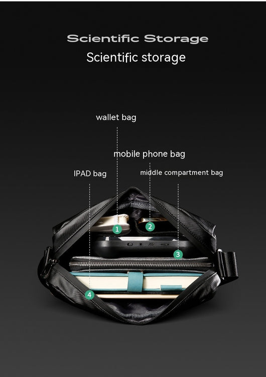 Bolsa Bandolera Ligera para Hombre - Estilo Moderno y Funcional - Image 26