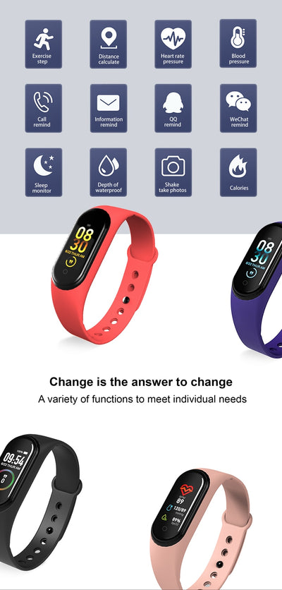 Pulsera Inteligente con Monitor de Frecuencia Cardíaca y Presión Arterial - Image 15