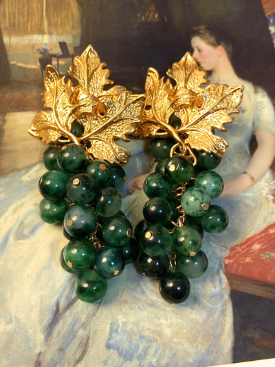 Aretes de Plata Artesanales con Diseño de Uva Vintage - Image 18