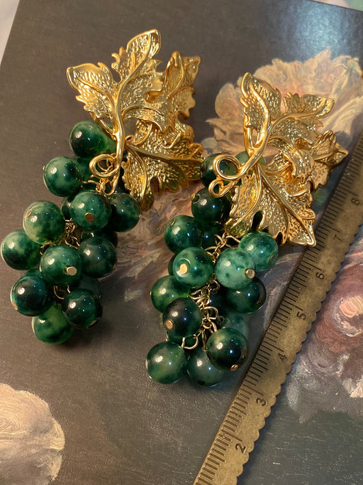 Aretes de Plata Artesanales con Diseño de Uva Vintage - Image 21