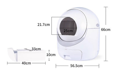 Arenero Automático para Gatos con Desodorización Eléctrica - Image 11