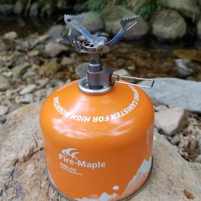 Estufa Portátil de Titanio para Camping - Quemador de Gas Ultraligero - Image 12