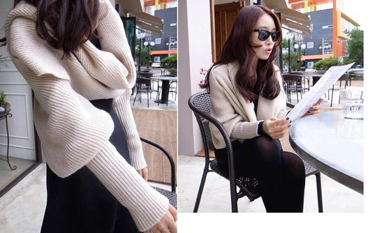 Poncho Chaleco Tejido de Lana para Otoño e Invierno - Image 25