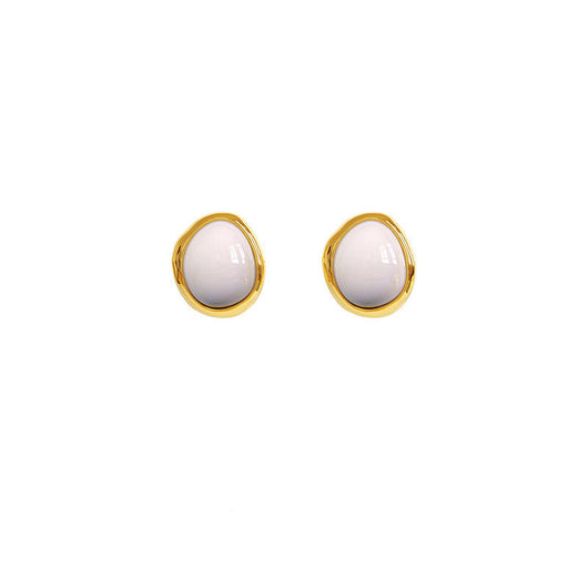 Aretes de Jade Blanco y Ojo de Tigre Estilo Chino - Diseño Exclusivo - Image 11