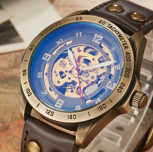 Reloj Mecánico Automático para Hombre con Diseño Calado - Image 32