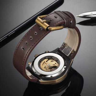 Reloj Mecánico Automático para Hombre con Diseño Calado - Image 36