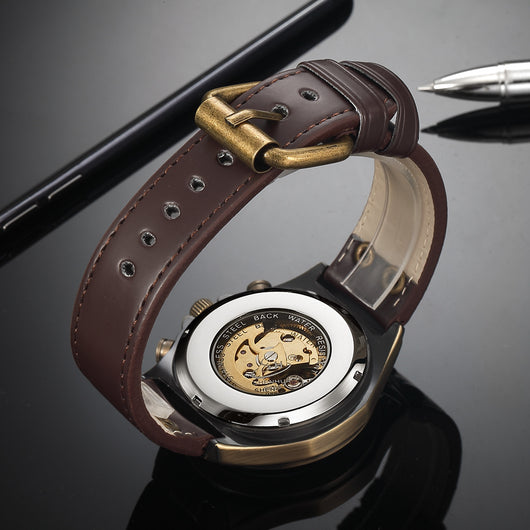 Reloj Mecánico Automático para Hombre con Diseño Calado - Image 36