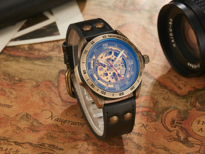 Reloj Mecánico Automático para Hombre con Diseño Calado - Image 39