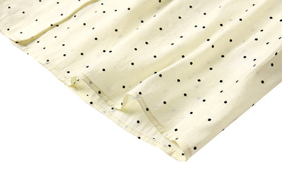 Blusa de Lunares con Moño Streamer de Manga Larga Versátil - Image 14