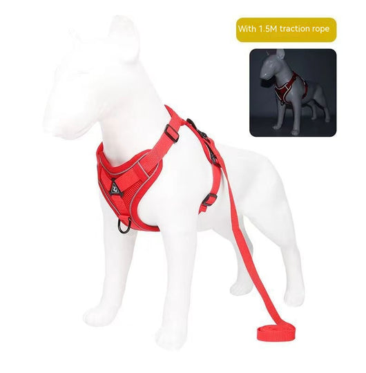 Arnés Reflectante Anti Deslizamiento con Cuerda de Tracción para Perros - Image 35