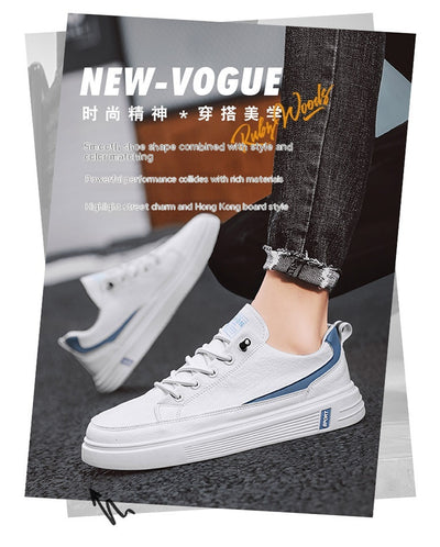 Tenis Casuales de Cuero para Hombre Primavera y Otoño - Image 25