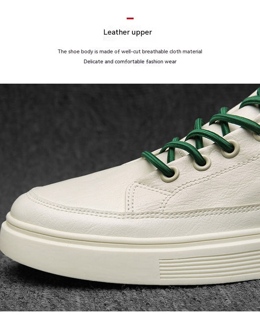 Tenis Casuales de Cuero para Hombre Primavera y Otoño - Image 29