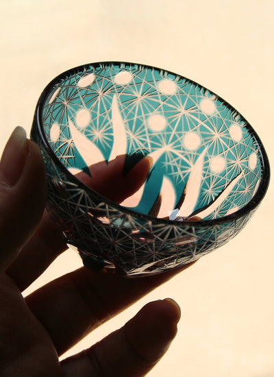 Vaso de Cristal Tallado a Mano - Image 22