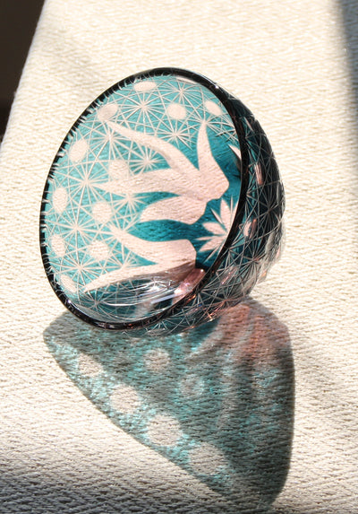 Vaso de Cristal Tallado a Mano - Image 32